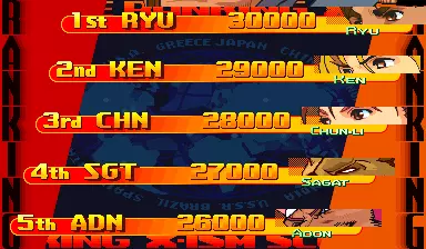 Image n° 1 - scores : Street Fighter Zero 3 (Japan 980629)