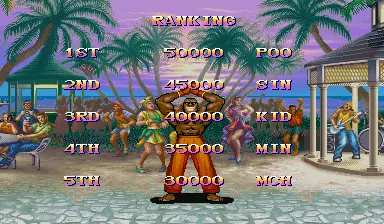 Image n° 2 - scores : Super Street Fighter II: The New Challengers (Asia 931005)