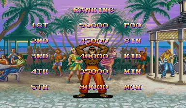 Image n° 2 - scores : Super Street Fighter II: The Tournament Battle (World 931119 Phoenix Edition) (bootleg)
