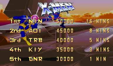 Image n° 4 - scores : X-Men: Children of the Atom (Euro 950105 Phoenix Edition) (bootleg)