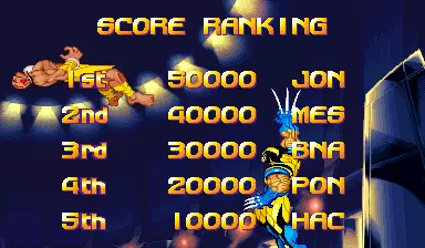 Image n° 4 - scores : X-Men Vs. Street Fighter (Euro 961004)