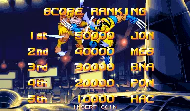 Image n° 2 - scores : X-Men Vs. Street Fighter (Brazil 961023)