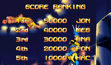 Image n° 1 - scores : X-Men Vs. Street Fighter (Hispanic 961004)