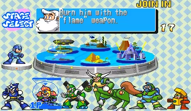 Image n° 3 - select : Mega Man 2: The Power Fighters (USA 960708 Phoenix Edition) (bootleg)