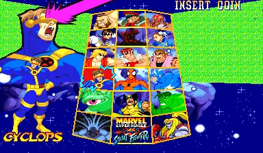 Image n° 2 - select : Marvel Super Heroes Vs. Street Fighter (USA 970625)