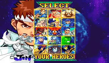Image n° 4 - select : Marvel Vs. Capcom: Clash of Super Heroes (Japan 980123)