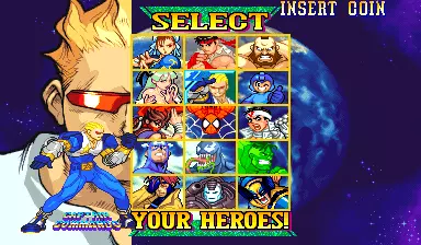 Image n° 2 - select : Marvel Vs. Capcom: Clash of Super Heroes (Japan 980112)
