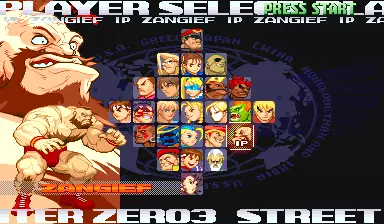 Image n° 2 - select : Street Fighter Zero 3 (Japan 980904)