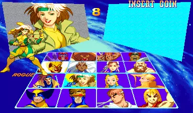 Marvel vs Capcom CPS2 character select screen mockup(only) with all normal  selectable characters from Marvel Super Heroes vs Street Fighter and X-Men vs  Street Fighter in CPS2 original resolution : r/MvC2