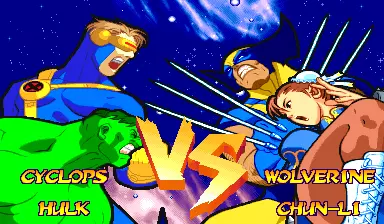 Image n° 1 - versus : Marvel Super Heroes Vs. Street Fighter (Asia 970625)