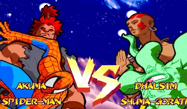 Image n° 1 - versus : Marvel Super Heroes Vs. Street Fighter (Asia 970620)
