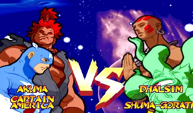 Image n° 1 - versus : Marvel Super Heroes Vs. Street Fighter (Brazil 970827)