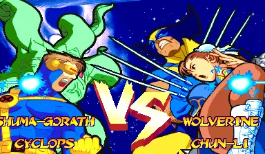 Image n° 1 - versus : Marvel Super Heroes Vs. Street Fighter (Brazil 970625)