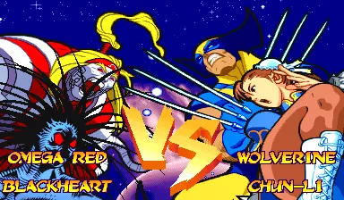 Image n° 2 - versus : Marvel Super Heroes Vs. Street Fighter (Hispanic 970625)