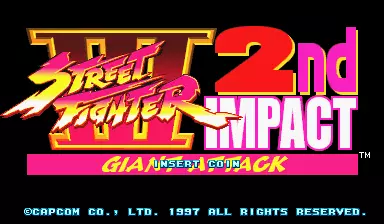 jeu Street Fighter III 2nd Impact: Giant Attack (Asia 970930, NO CD)