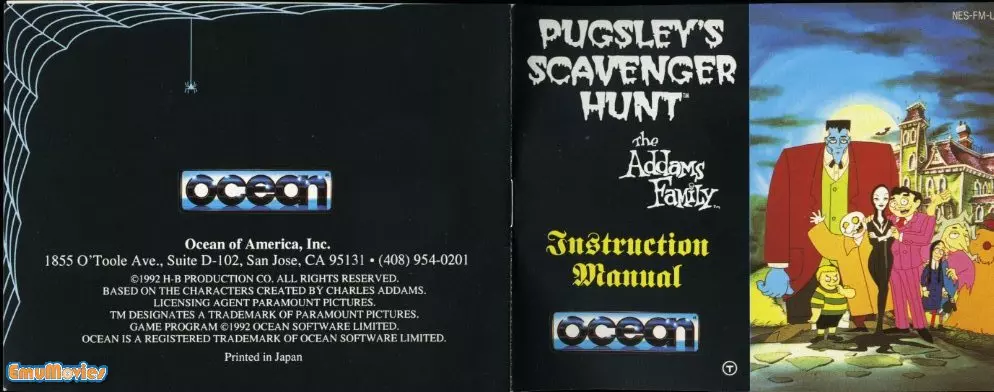 manual for Addams Family, The - Pugsley's Scavenger Hunt