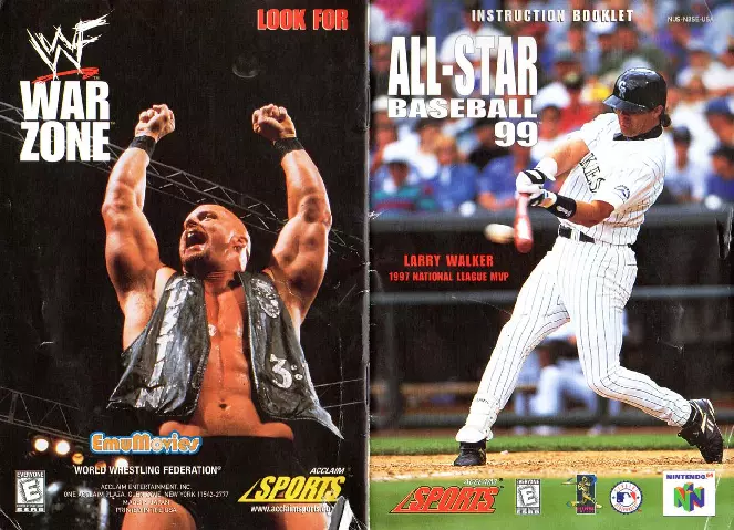 manual for All-Star Baseball '99