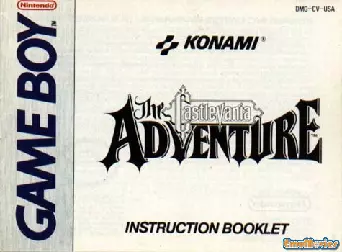 manual for Castlevania Adventure, The