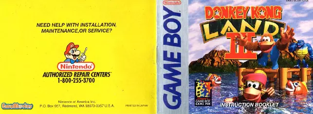 manual for Donkey Kong Land III