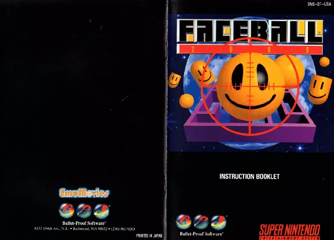 manual for Faceball 2000