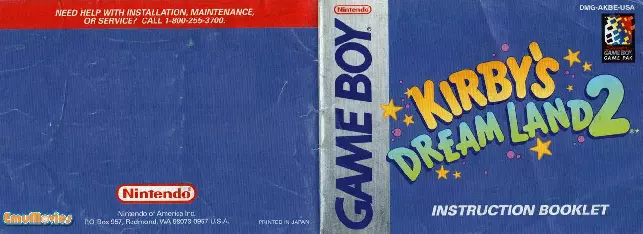 manual for Kirby's Dream Land 2