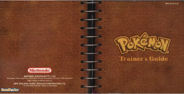 manual for Pokemon - Red Version