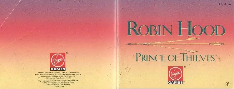 manual for Robin Hood - Prince of Thieves