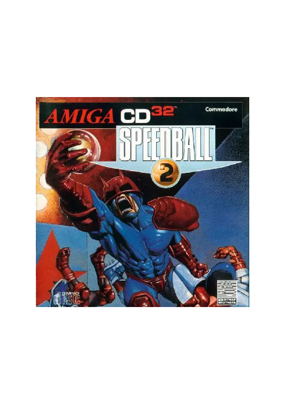 manual for Speedball 2 - Brutal Deluxe
