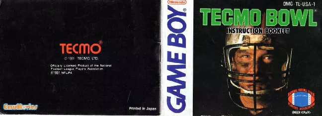 manual for Tecmo Bowl