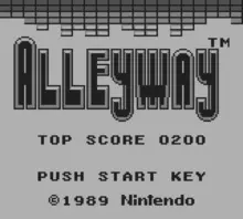 Image n° 5 - screenshots  : Alleyway