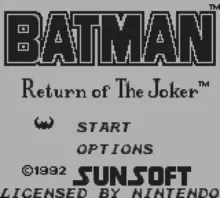 Image n° 4 - screenshots  : Batman - Return of the Joker