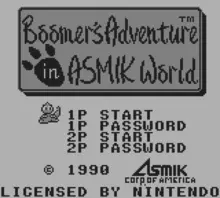 Image n° 4 - screenshots  : Boomer's Adventure in ASMIK World