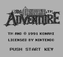 Image n° 5 - screenshots  : Castlevania Adventure, The