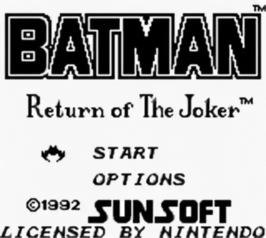 Image n° 6 - titles : Batman - Return of the Joker