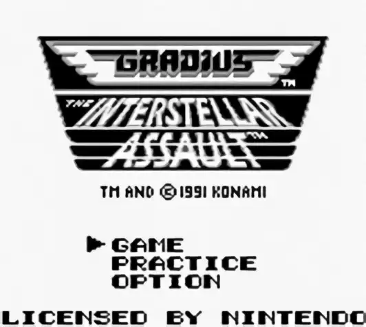 Image n° 6 - titles : Gradius - The Interstellar Assault
