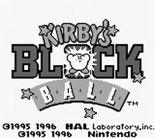 Image n° 6 - titles : Kirby's Block Ball