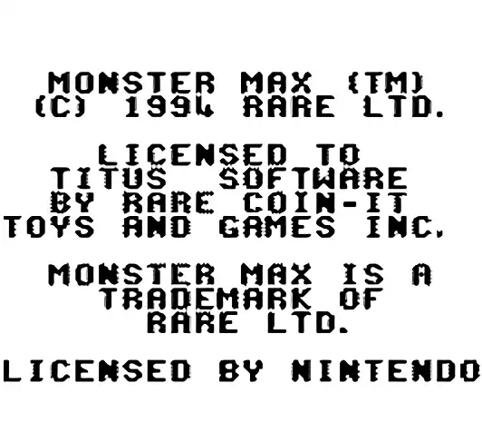 Image n° 6 - titles : Monster Max