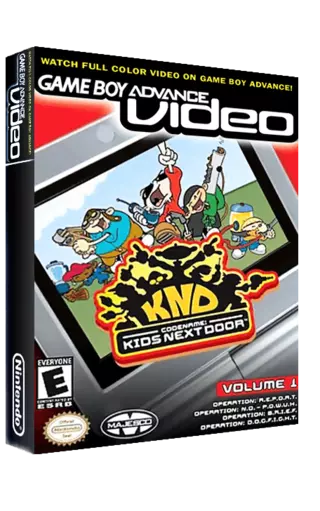 Game Boy Advance Video Codename Kids Next Door Volume