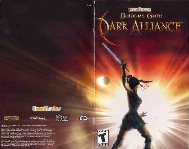 manual for Baldur's Gate - Dark Alliance