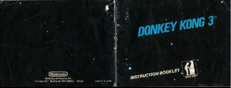 manual for Donkey Kong 3  (Advance Play Edition)