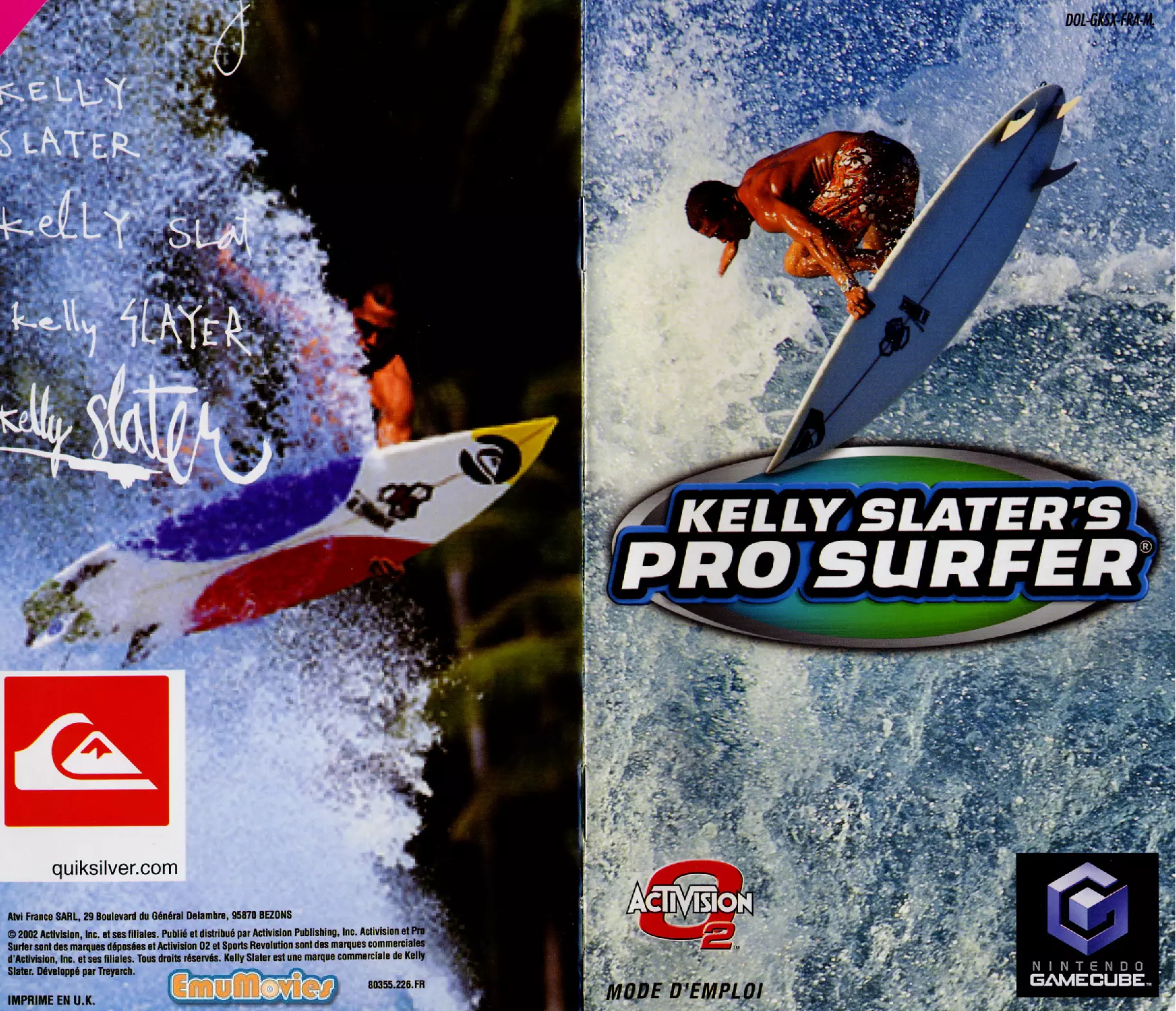 manual for Kelly Slater's Pro Surfer