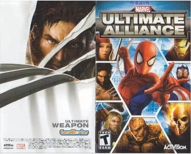 manual for Marvel - Ultimate Alliance