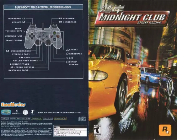 manual for Midnight Club - Street Racing