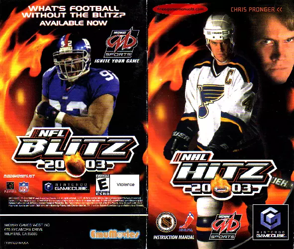 manual for NHL Hitz 20-03