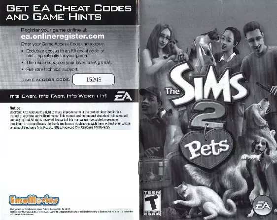 manual for Sims 2, the