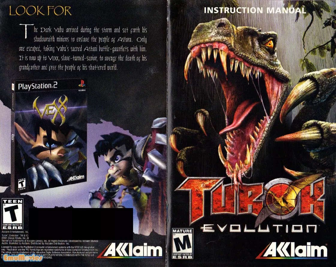 manual for Turok Evolution