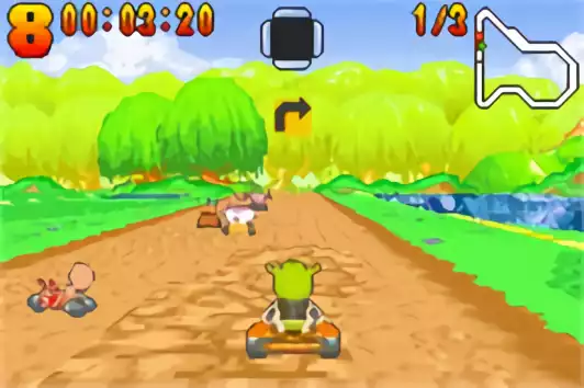 Image n° 9 - screenshots : Shrek - Swamp Kart Speedway