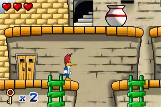 Image n° 4 - screenshots : Woody Woodpecker In Crazy Castle 5