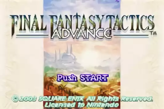 Image n° 5 - titles : Final Fantasy Tactics Advance
