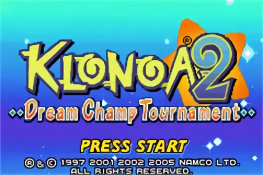 Image n° 4 - titles : Klonoa 2 - Dream Champ Tournament